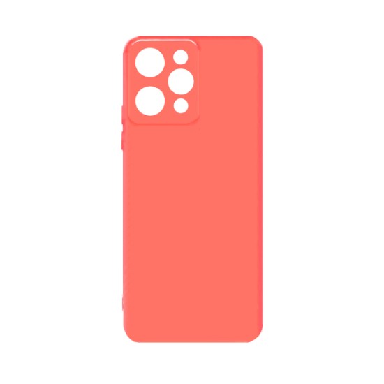 Silicone Case with Camera Shield for Xiaomi Redmi 12 Red